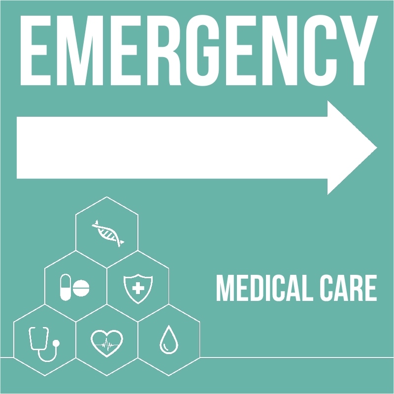 Custom Outdoor Yard Signs Multiple Sizes Emergency Medical Care