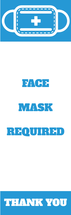 Custom Outdoor Yard Signs Multiple Sizes Face Mask