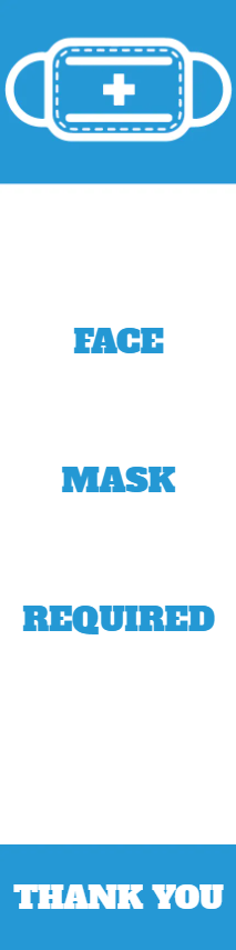 Custom Outdoor Yard Signs Multiple Sizes Face Mask