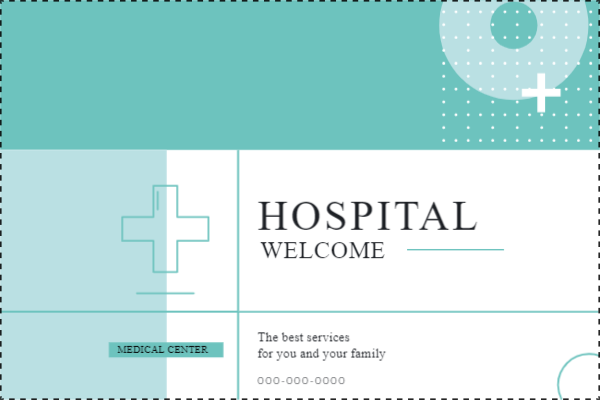 Custom Outdoor Yard Signs Multiple Sizes Hospital Welcome