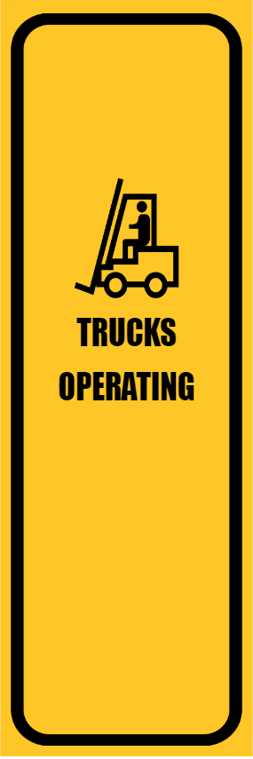 Custom Outdoor Yard Signs Multiple Sizes Trucks Operating