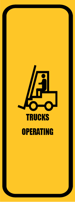 Custom Outdoor Yard Signs Multiple Sizes Trucks Operating