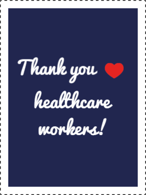 Custom Outdoor Yard Signs Multiple Sizes Healthcare Workers