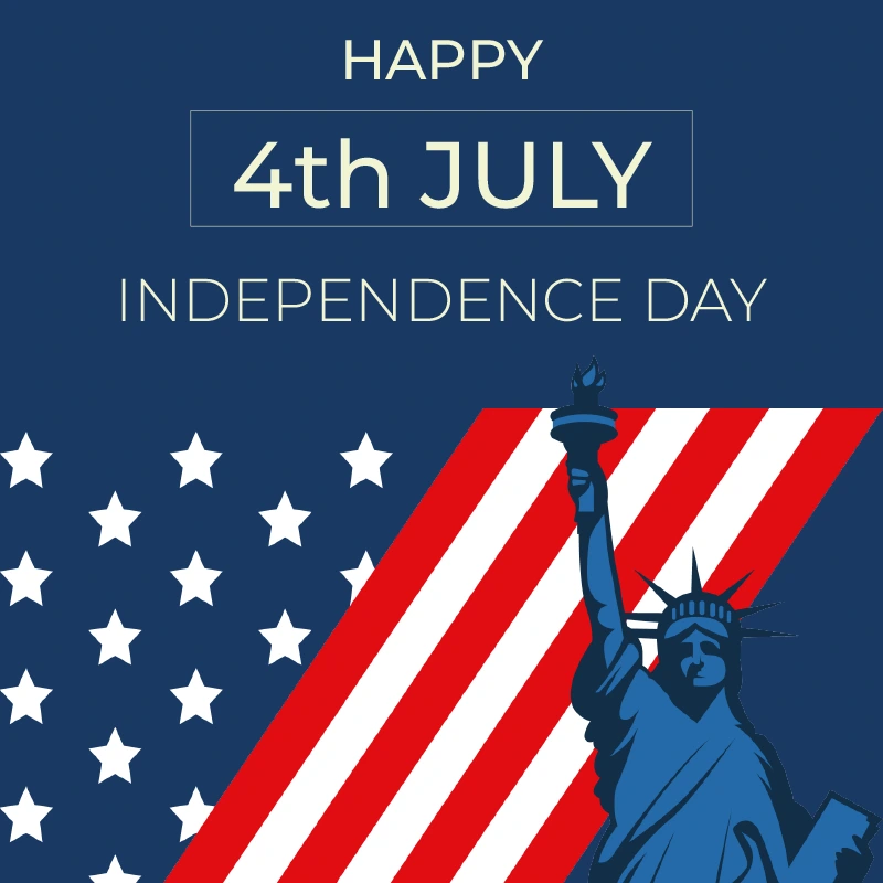 Custom Mesh Banner Happy Independence Day