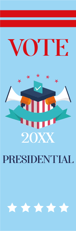 Custom Mesh Fabric Signs Presidential 20XX