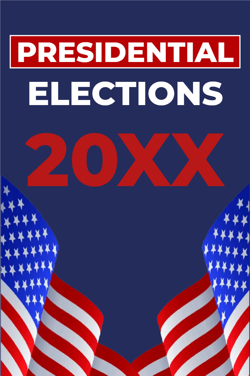 Custom Mesh Fabric Signs Presidential Elections