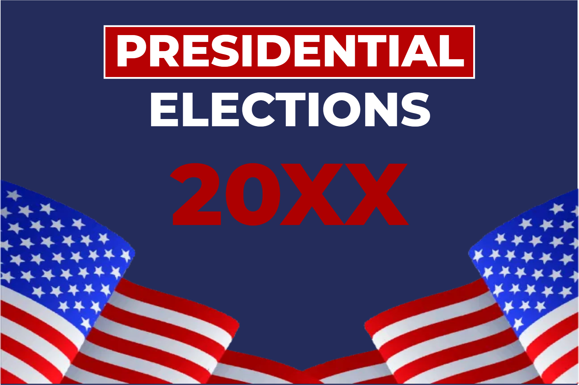 Custom Mesh Fabric Signs Presidential Elections