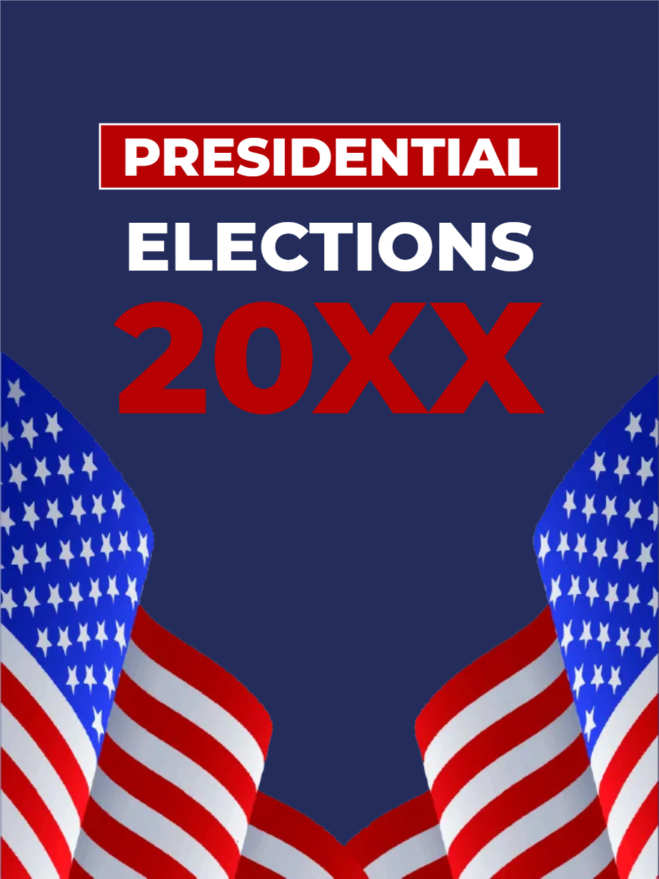 Custom Mesh Fabric Signs Presidential Elections