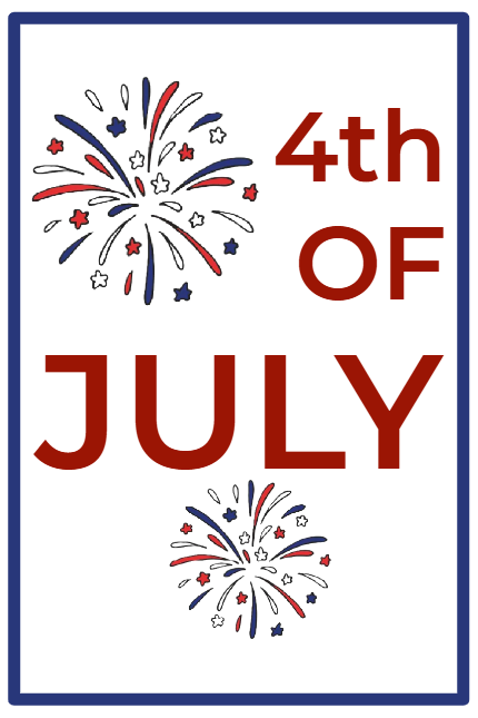 Custom Mesh Fabric Signs 4th Of July