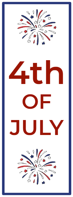 Custom Mesh Fabric Signs 4th Of July