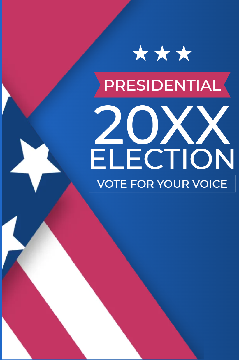 Custom Mesh Fabric Signs Election 20XX