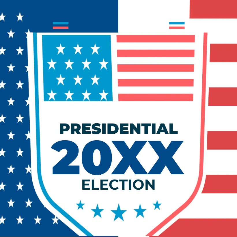 Custom Mesh Fabric Signs Presidential 20XX