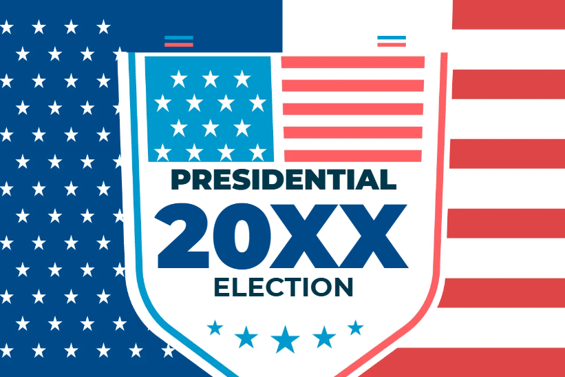 Custom Mesh Fabric Signs Presidential 20XX