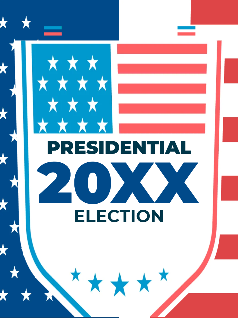 Custom Mesh Fabric Signs Presidential 20XX