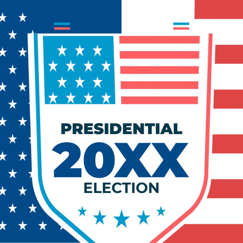 Custom Mesh Fabric Signs Presidential 20XX