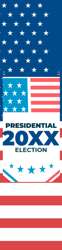 Custom Mesh Fabric Signs Presidential 20XX