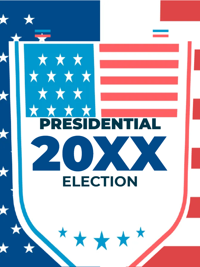 Custom Mesh Fabric Signs Presidential 20XX
