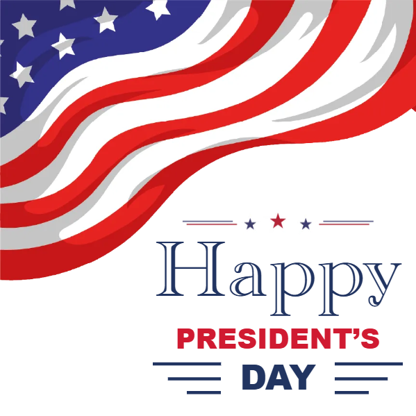 Custom Mesh Fabric Signs Happy President's Day