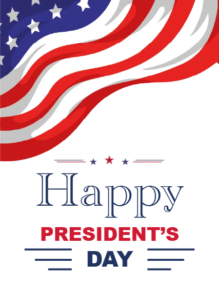 Custom Mesh Fabric Signs Happy President's Day