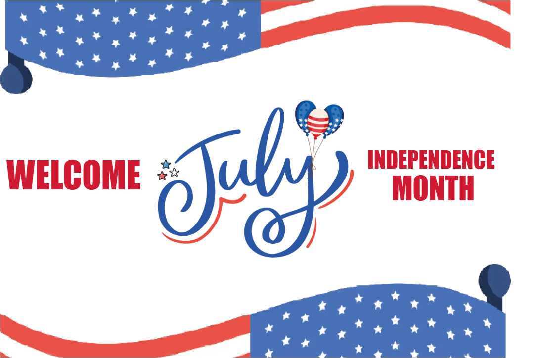 Custom Mesh Fabric Signs Welcome July