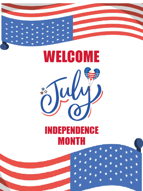 Custom Mesh Fabric Signs Welcome July