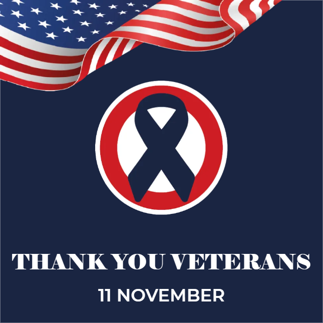 Custom Mesh Fabric Signs Thank You Veterans