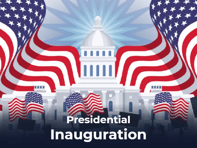 Custom Mesh Fabric Signs Presidential Inauguration