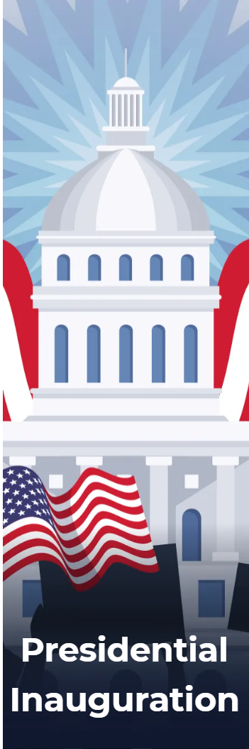 Custom Mesh Fabric Signs Presidential Inauguration