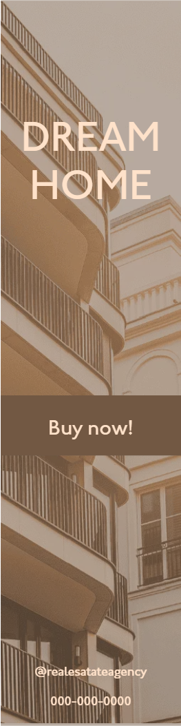 Custom Mesh Fabric Signs Dream Home 1