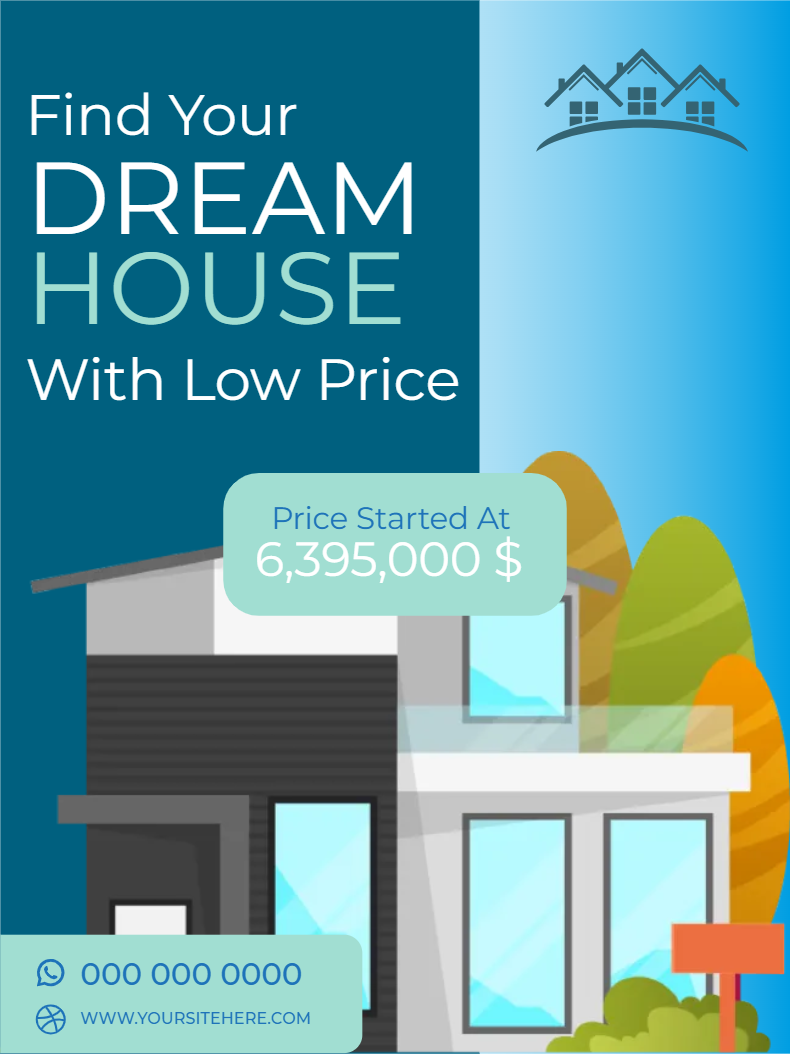 Custom Mesh Fabric Signs Dream House