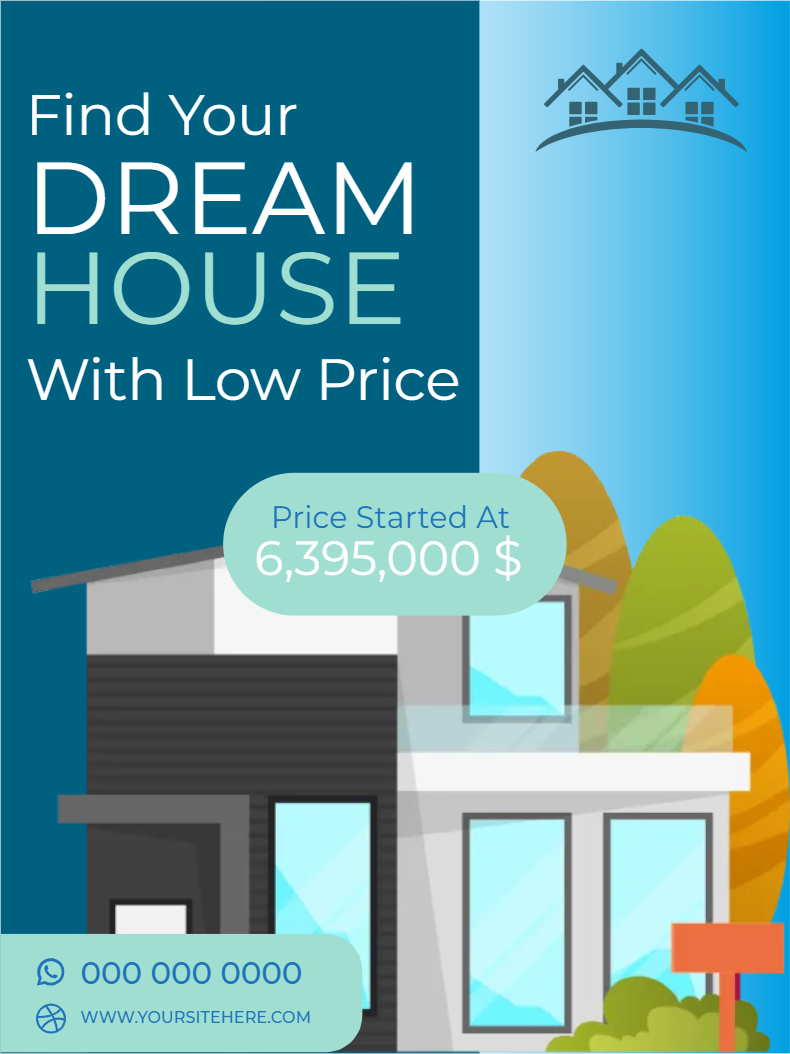 Custom Mesh Fabric Signs Dream House