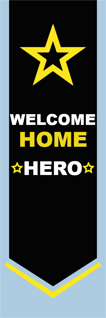Custom Outdoor Yard Signs Multiple Sizes Welcome Home Hero