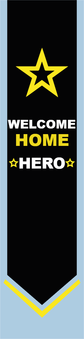 Custom Outdoor Yard Signs Multiple Sizes Welcome Home Hero