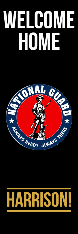 Custom Outdoor Yard Signs Multiple Sizes National Guard Home