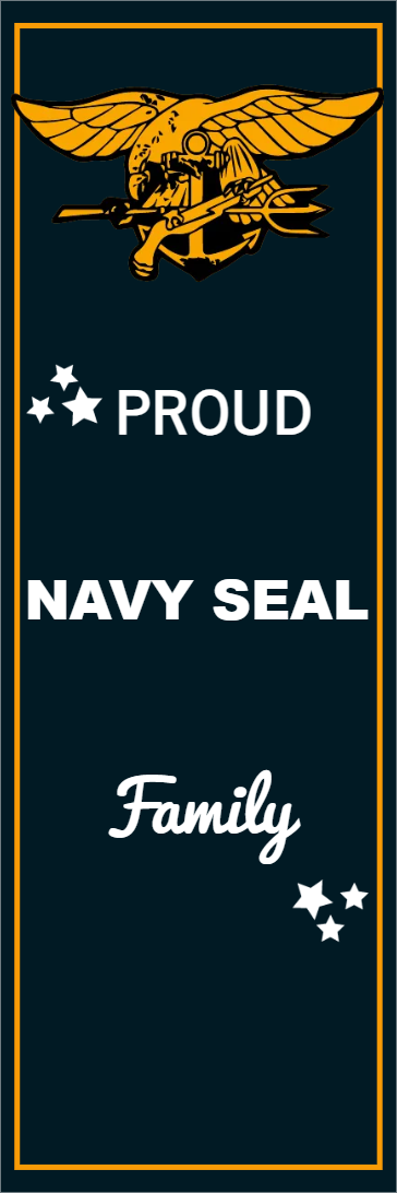 Custom Outdoor Yard Signs Multiple Sizes US Navy Family