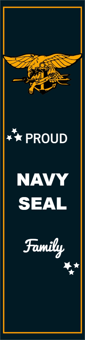 Custom Outdoor Yard Signs Multiple Sizes US Navy Family