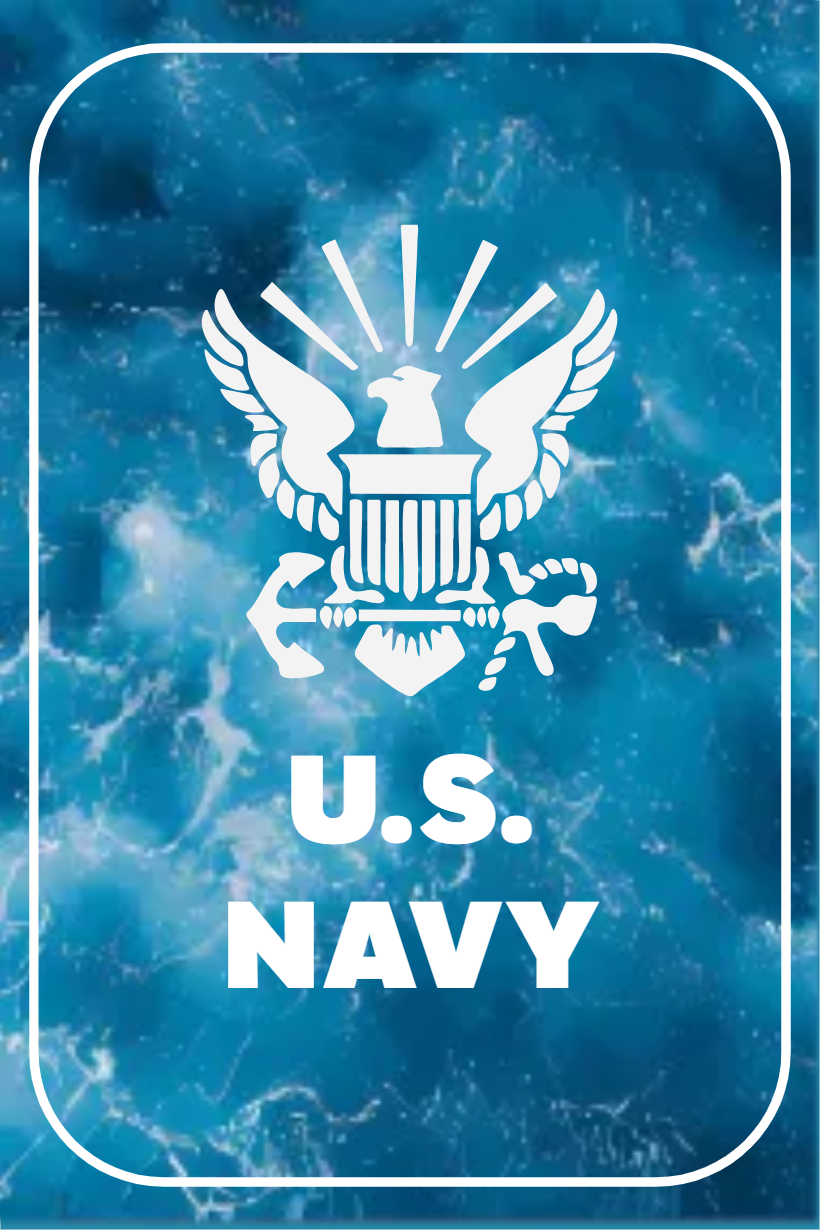 Custom Outdoor Yard Signs Multiple Sizes US Navy