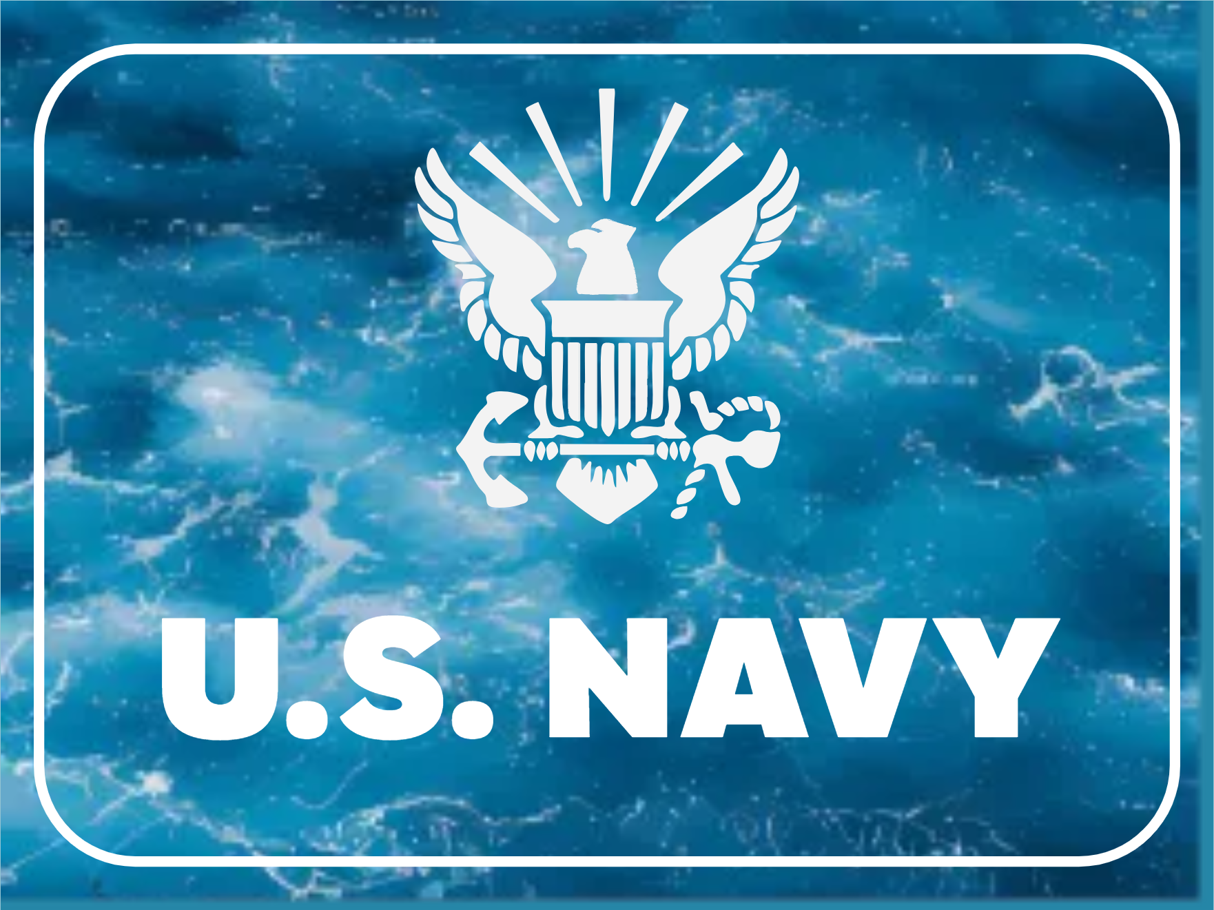 Custom Outdoor Yard Signs Multiple Sizes US Navy