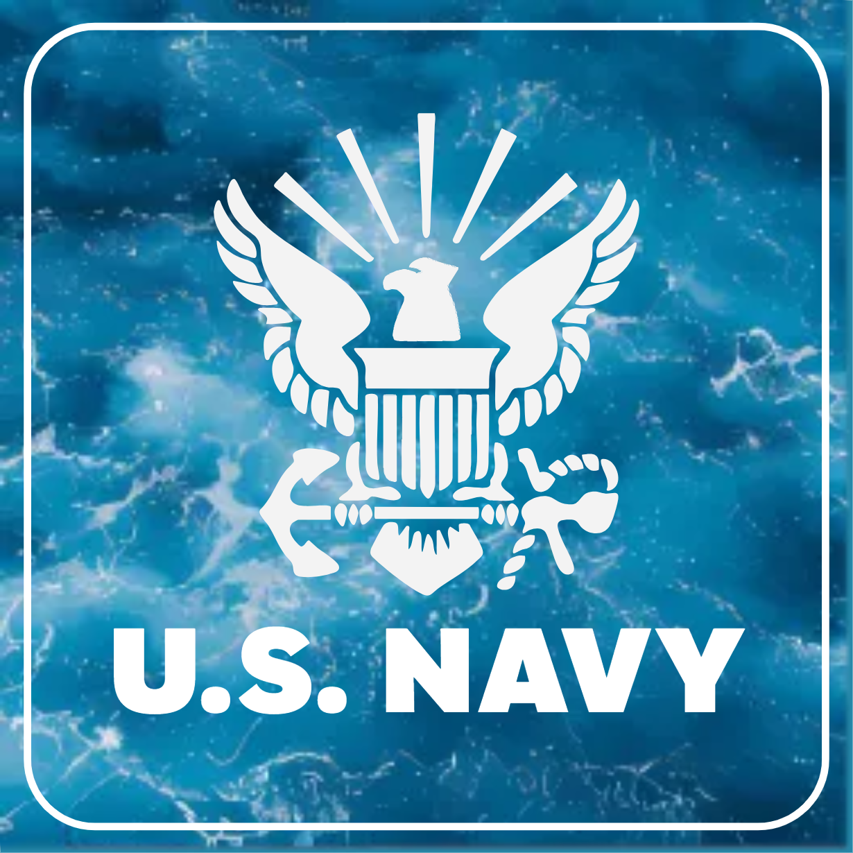 Custom Outdoor Yard Signs Multiple Sizes US Navy