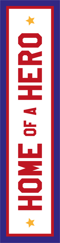 Custom Outdoor Yard Signs Multiple Sizes Home of Hero