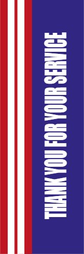 Custom Outdoor Yard Signs Multiple Sizes Veterans Thank You Service