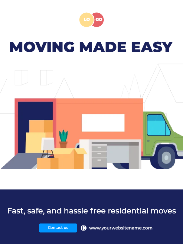 Custom Outdoor Yard Signs Multiple Sizes Moving Made Easy