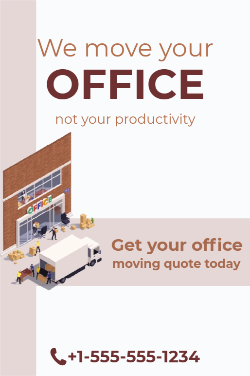 Custom Outdoor Yard Signs Multiple Sizes We Move your Office not your Productivity