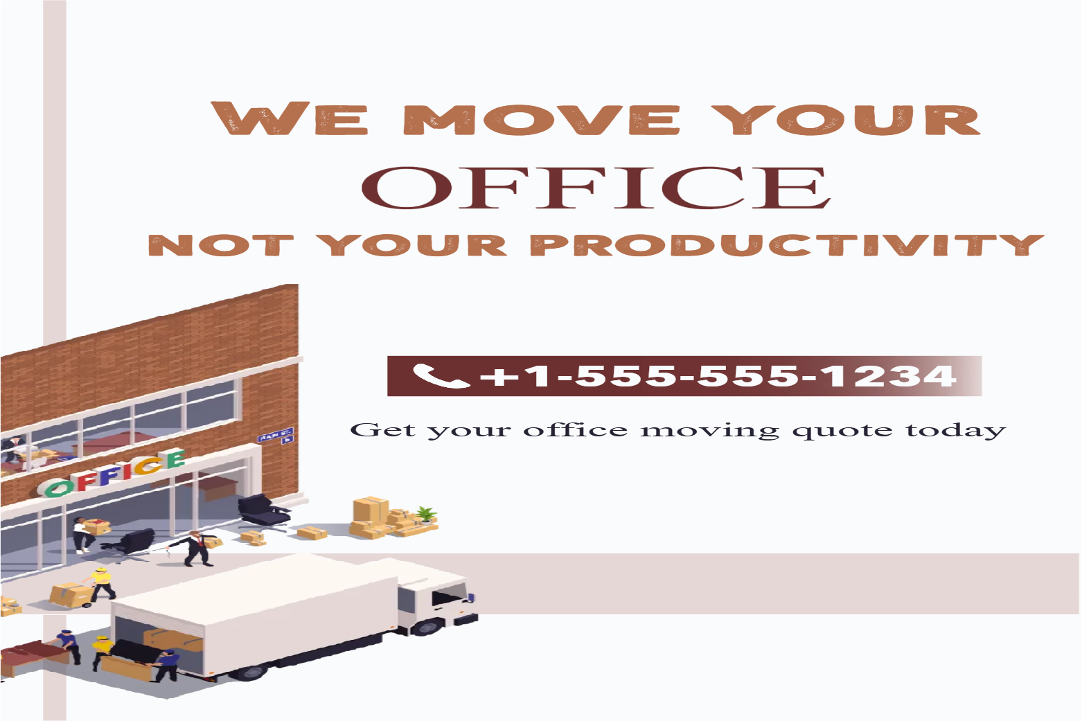 Custom Outdoor Yard Signs Multiple Sizes We Move your Office not your Productivity