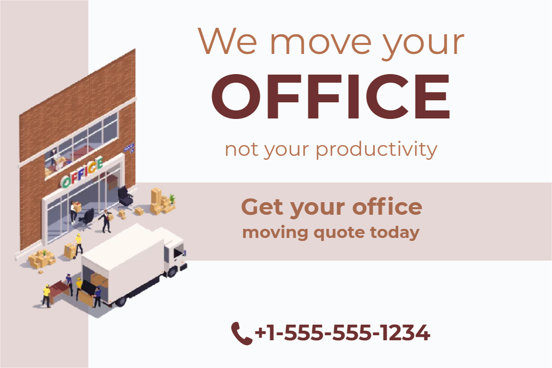 Custom Outdoor Yard Signs Multiple Sizes We Move your Office not your Productivity