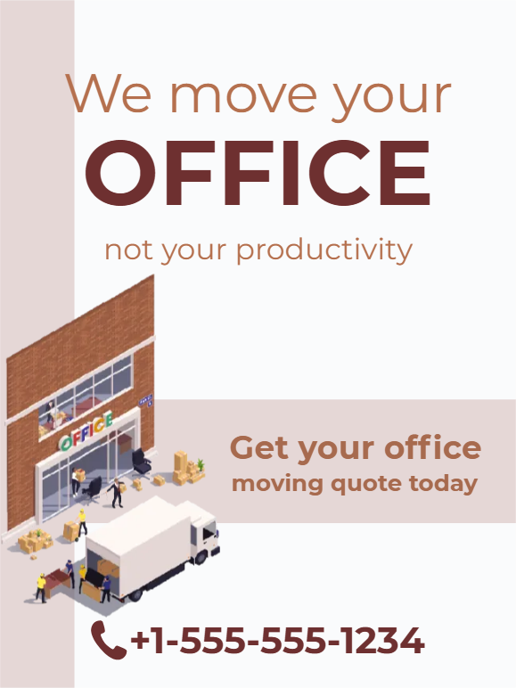 Custom Outdoor Yard Signs Multiple Sizes We Move your Office not your Productivity