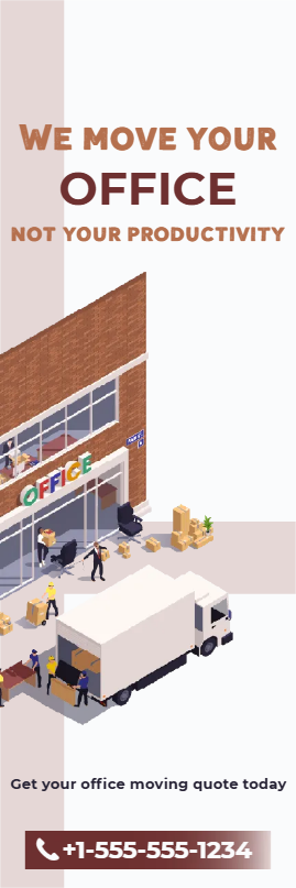 Custom Outdoor Yard Signs Multiple Sizes We Move your Office not your Productivity