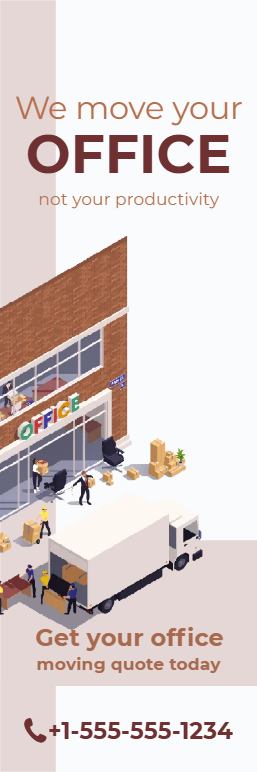 Custom Outdoor Yard Signs Multiple Sizes We Move your Office not your Productivity