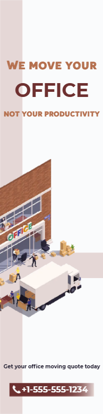 Custom Outdoor Yard Signs Multiple Sizes We Move your Office not your Productivity