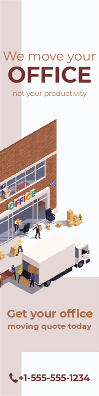 Custom Outdoor Yard Signs Multiple Sizes We Move your Office not your Productivity